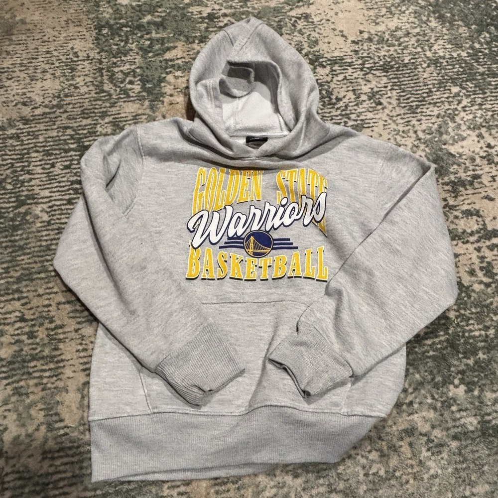 Kids Golden State Warriors fleece tracksuit Size 10/12 - Gray - Picture 1 of 10